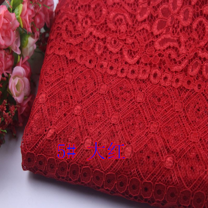 Lace Fabric Dress Geometric Polyester for Women's Wear Wholesale Suppl 7